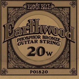 Ernie Ball P01820 .020 Earthwood Fosfor Bronz Sargılı Akustik Tek Tel