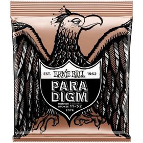 Ernie Ball P02078 11-52 Paradigm Light Fosfor Bronz Akustik Gitar Tel Seti