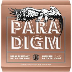 Ernie Ball P02078 11-52 Paradigm Light Fosfor Bronz Akustik Gitar Tel Seti