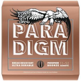 Ernie Ball P02078 11-52 Paradigm Light Fosfor Bronz Akustik Gitar Tel Seti