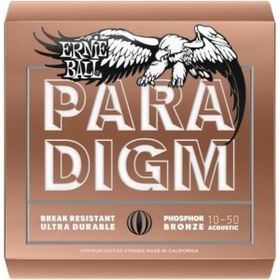 Ernie Ball P02080 10-50 Paradigm Ekstra Light Fosfor Bronz Akustik Gitar Tel Seti