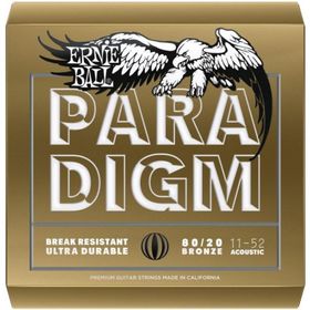 Ernie Ball P02088 11-52 Paradigm Medium Light 80/20 Bronz Akustik Gitar Tel Seti