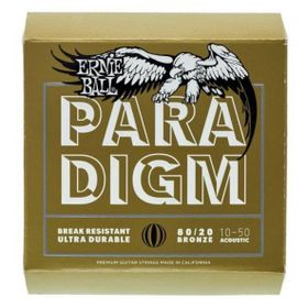 Ernie Ball P02090 10-50 Paradigm Ekstra Light 80/20 Bronz Akustik Gitar Tel Seti