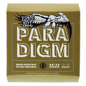 Ernie Ball P02090 10-50 Paradigm Ekstra Light 80/20 Bronz Akustik Gitar Tel Seti
