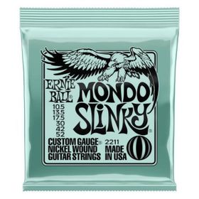 Ernie Ball P02211 10.5-52 Mondo Slinky Nickel Wound Elektro Gitar Teli