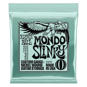 Ernie Ball P02211 10.5-52 Mondo Slinky Nickel Wound Elektro Gitar Teli