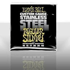 Ernie Ball P02246 Stainless Steel Regular Slinky Elektro Gitar Teli