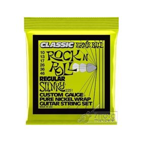 Ernie Ball P02251 10-46 Regular Slinky Classic Rock N Roll Pure Nickel Wrap Elektro Gitar Teli
