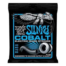 Ernie Ball P02735 Cobalt Extra Slinky Bas Gitar Teli -