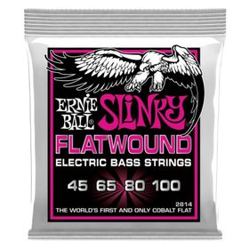 Ernie Ball P02814 45-100 Super Slinky Flatwound Bas Gitar Teli