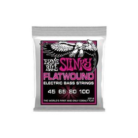 Ernie Ball P02814 45-100 Super Slinky Flatwound Bas Gitar Teli