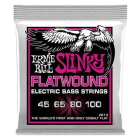 Ernie Ball P02814 45-100 Super Slinky Flatwound Bas Gitar Teli