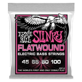 Ernie Ball P02814 45-100 Super Slinky Flatwound Bas Gitar Teli