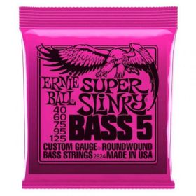 Ernie Ball P02824 40-125 Super Slinky Nickel Bas Gitar Teli