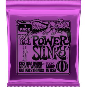 Ernie Ball P03220 Power Slinky Elektro 3'lü Gitar Tel Seti