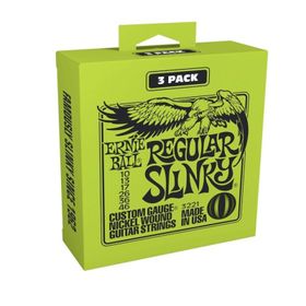 Ernie Ball P03221 3'lü Regular Slinky 3 Pack Elektro Teli