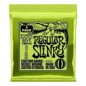 Ernie Ball P03221 3'lü Regular Slinky 3 Pack Elektro Teli