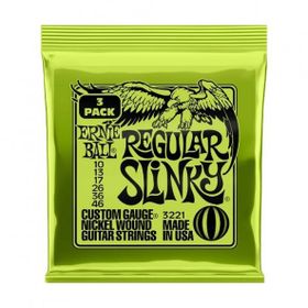 Ernie Ball P03221 3'lü Regular Slinky 3 Pack Elektro Teli