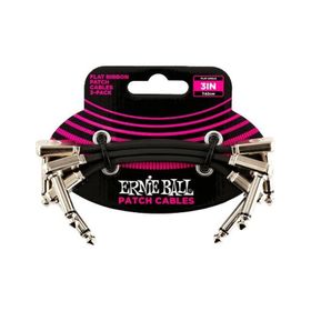 Ernie Ball P06220 3" 7.5 cm 3'lü Flat Ribbon Patch Kablosu