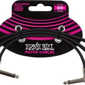 Ernie Ball P06221 6'' 15 cm 3'lü Flat Ribbon Patch Kablosu