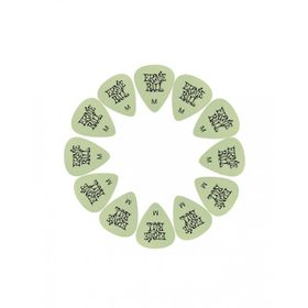 Ernie Ball P09225 GLOW/DRK 12 Adet Medium Pena