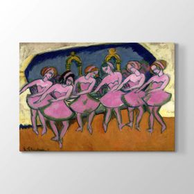 Ernst Ludwig Kirchner - Dancers Tablosu