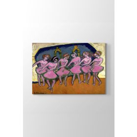 Ernst Ludwig Kirchner - Dancers Tablosu