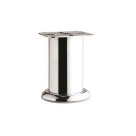 Eroğlu 10 cm Metal Krom Ayak Çap 51 mm Mobilya Ayağı