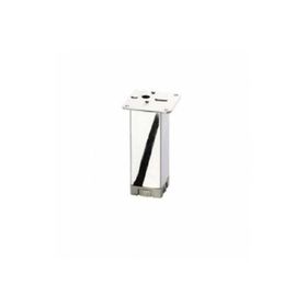 Eroğlu 401-01-10-18 40x40 mm 10 cm Krom Metal Düz Ayak
