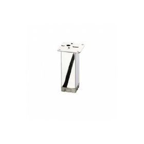 Eroğlu 401-01-10-18 40x40 mm 10 cm Krom Metal Düz Ayak