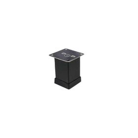 Eroğlu 401-01-5-02 40x40 mm 5 cm Siyah Metal Düz Ayak
