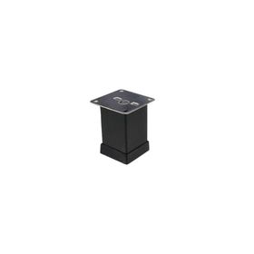 Eroğlu 401-01-5-02 40x40 mm 5 cm Siyah Metal Düz Ayak