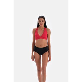 Eros 24SW85002EDB Kaplı Sabit Askılı Kırmızı Bikini