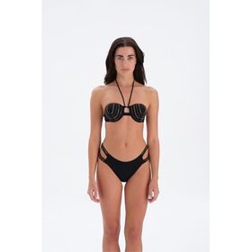 Eros 24SW85111EGB Kaplı Çıkarılabilir Askılı Siyah Bikini