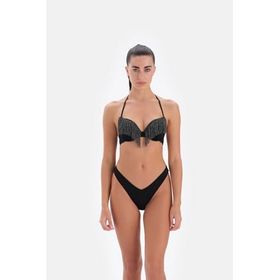 Eros 24SW85113EGB Kaplı Çıkarılabilir Askılı Siyah Bikini