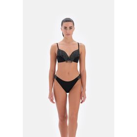 Eros 24SW85114EGB Kaplı Çıkarılabilir Askılı Siyah Bikini