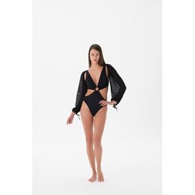 Eros 4155MY Kollu Siyah Mayokini