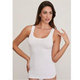 Eros 611 Beyaz Kalın Askılı Kadın İç Atlet