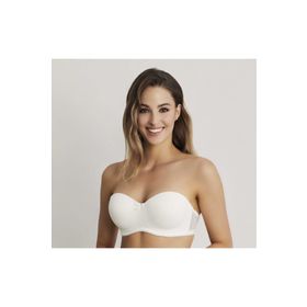 Eros ERSK140 Ekru Camellia Straplez Boş Cup Tek Sütyen