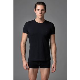 Eros ES011503 Siyah 2'li Erkek T-Shirt