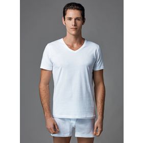 Eros ES011529 Beyaz 2'li Erkek T-Shirt