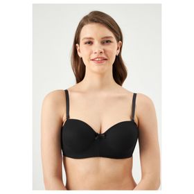 Eros ESK01026 Straplez Siyah Toparlayıcı Sütyen