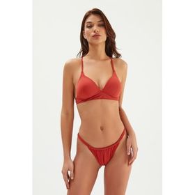Eros ESKM23Y0007 Kaplı Üçgen Kırmızı Kadın Bikini Üstü