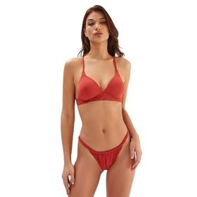 Eros ESKM23Y0007 Kaplı Üçgen Kırmızı Kadın Bikini Üstü