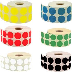 Ersa 25 mm 5000'lik Renkli Etiket Rulo