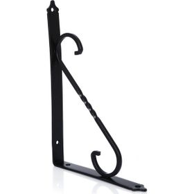 Ersa Ferforje Dekoratif Raf Altı 110x155 mm Siyah Raf Ayağı