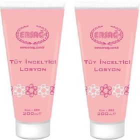 Ersağ 2 x 200 ml Tüy Inceltici Losyon