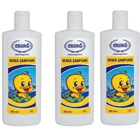 Ersağ 3x300 ml Bebek Şampuanı