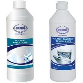 Ersağ 500 ml Bulaşık Parlatıcısı + 500 ml Bulaşık Makine Temizleyicisi