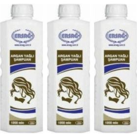 Ersağ Argan Yağlı 3x1000 ml Şampuan